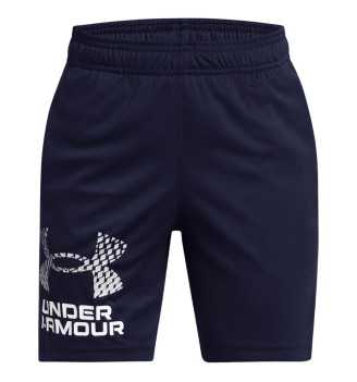 Pantaloncini Under Armour Tech Logo Bambino Blu Navy 1383333 410
