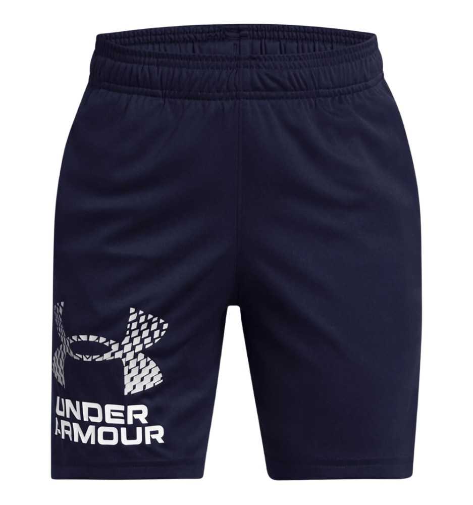 Pantaloncini Under Armour Tech Logo Bambino Blu Navy 1383333 410