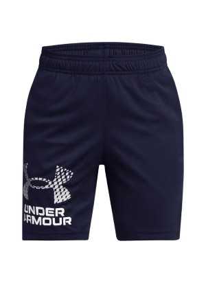 Pantaloncini Under Armour Tech Logo Bambino Blu Navy 1383333 410