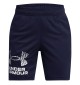 Pantaloncini Under Armour Tech Logo Bambino Blu Navy 1383333 410