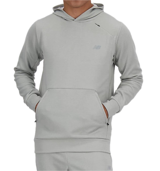 Felpa Con Cappuccio New Balance Tech Knit Grigio Atletico | New Balance | 