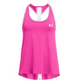 Canotta Under Armour Knockout Bambina Ribelle Rosa Fucsia 1363374 652