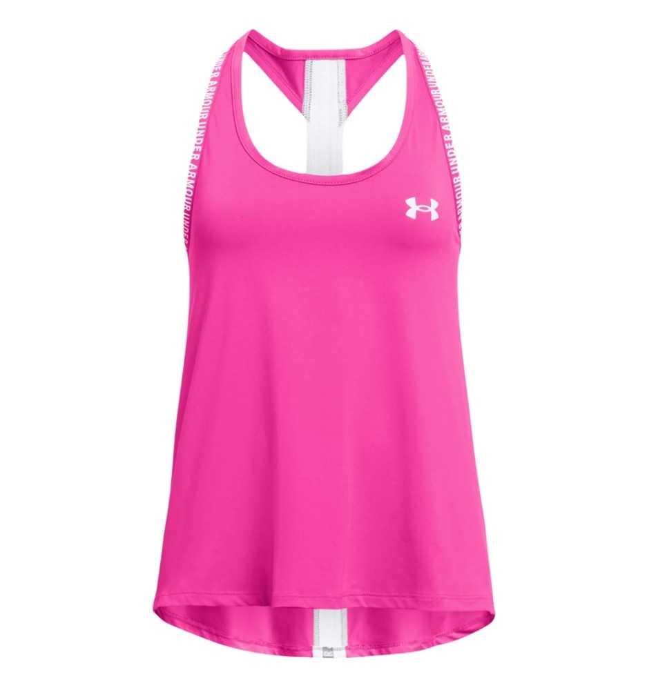 Canotta Under Armour Knockout Bambina Ribelle Rosa Fucsia 1363374 652