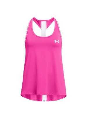 Canotta Under Armour Knockout Bambina Ribelle Rosa Fucsia 1363374 652