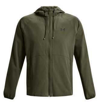 Giacca A Vento Under Armour Stretch Woven Windbreaker Verde Militare 1377171 390