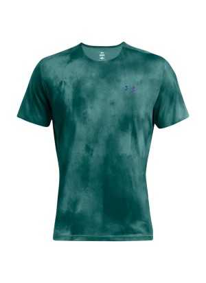 Maglietta Under Armour Rush Vent Stampato Maglietta Under Armour Rush Vent Stampato Turchese Verde 1383669 449