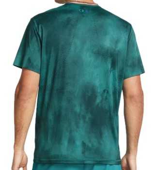 Maglietta Under Armour Rush Vent Stampato Turchese Verde | Under Armour | 