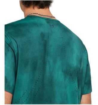 Maglietta Under Armour Rush Vent Stampato Turchese Verde | Under Armour | 