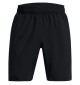 Pantaloncini Under Armour Woven Wordmark Nero Con Logo Giallo 1383356 002
