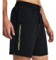 Pantaloncini Under Armour Woven Wordmark Nero Con Logo Giallo | Under Armour | 