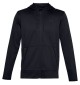 Felpa A Zip Intera Under Armour Fleece® Con Cappuccio Nero 1357110 001