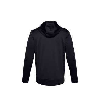 Felpa A Zip Intera Under Armour Fleece® Con Cappuccio Nero | Under Armour | 