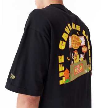 Maglietta New Era Oversize Lemon Stand Fruit Graphic Giallo E Nero | New Era | 