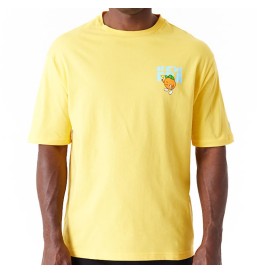 Maglietta New Era Oversize Pool Party Fruit Graphic Giallo 60502630
