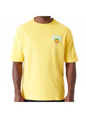 Maglietta New Era Oversize Pool Party Fruit Graphic Giallo 60502630