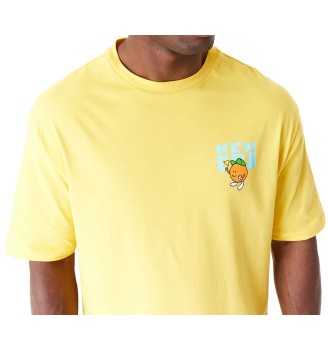 Maglietta New Era Oversize Pool Party Fruit Graphic Giallo | New Era | 