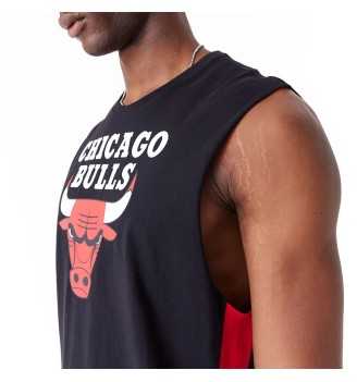 Canotta New Era Colour Block Chicago Bulls Nero E Rosso | New Era | 
