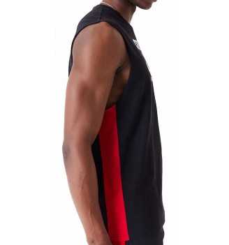 Canotta New Era Colour Block Chicago Bulls Nero E Rosso | New Era | 