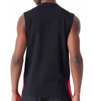 Canotta New Era Colour Block Chicago Bulls Nero E Rosso | New Era | 
