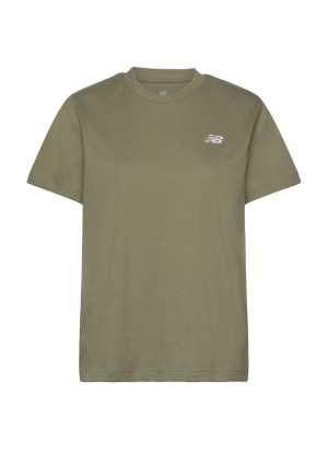 Maglietta New Balance Jersey Small Logo Grigio Olive 320 WT41509-DEK