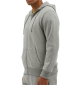 Felpa A Zip Intera New Balance Small Logo Con Cappuccio Grigio 053 | New Balance | 