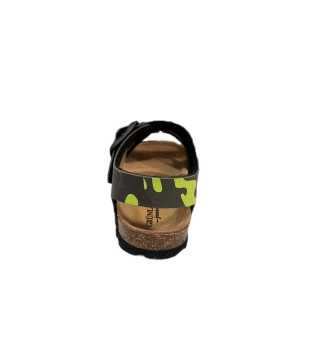 Sandalo Grunland Aria Neonato Lime E Verde Militare | Grunland | 
