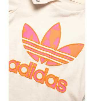 Completo Adidas Summer Allover Print Set Beige E Arancione | Adidas | 
