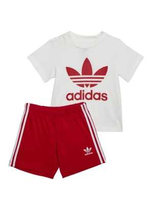Completo Adidas Adicolor Set Infant Rosso Scarlatto E Bianco IB8639