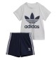 Completo Adidas Adicolor Set Infant Blu Indigo E Bianco IB8638