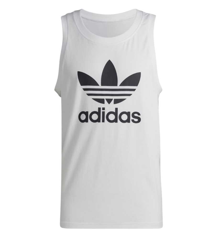 Canotta Adidas Adicolor Classics Trefoil Bianco Canotta Adidas Adicolor Classics Trefoil Bianco