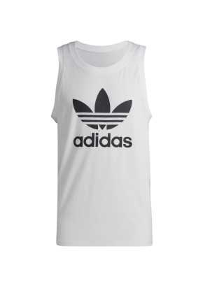 Canotta Adidas Adicolor Classics Trefoil Bianco Canotta Adidas Adicolor Classics Trefoil Bianco