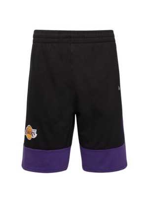 Pantaloncini New Era Nba Colour Block Los Angeles Lakers Viola E Nero 60416375