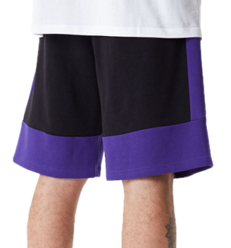 Pantaloncini New Era Nba Colour Block Los Angeles Lakers Viola E Nero | New Era | 