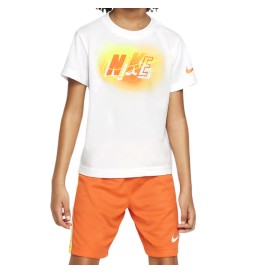 Completo Nike Hazy Rays Set Bianco E Arancione 86M041-N1Y