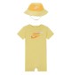 Completo Nike Sportswear Pe Romper Bucket Set Giallo Arancione 66M046-Y6X