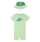 Completo Nike Sportswear Pe Romper Bucket Set Verde 66M046-E2E
