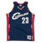 Canotta Mitchell & Ness Lebron James 23 Swingman Cleveland Cavaliers Blu Navy SMJYGS18156-CCANAVY08LJA