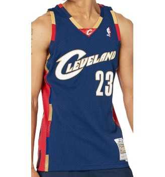 Canotta Mitchell & Ness Lebron James 23 Swingman Cleveland Cavaliers Blu Navy | Mitchell & Ness | 