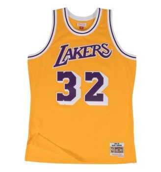 Canotta Mitchell & Ness Magic Jackson 32 Swingman Los Angeles Lakers Giallo SMJYGS18175-LALLTGD8