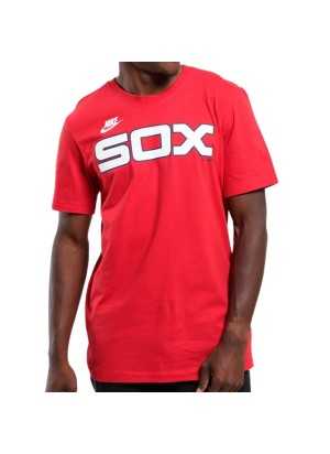 Maglietta Nike Cooperstown Wordmark Chicago White Sox Sport Rosso N199-62Q-CWS-OB5