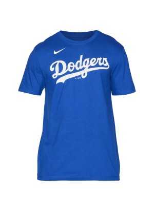 Maglietta Nike Fuse Wordmark Los Angeles Dodgers Blu N199-4EW-LD-0U5