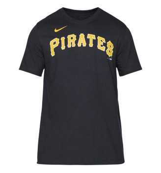Maglietta Nike Fuse Wordmark Pittsburgh Pirates Nero N199-00A-PTB-0U5