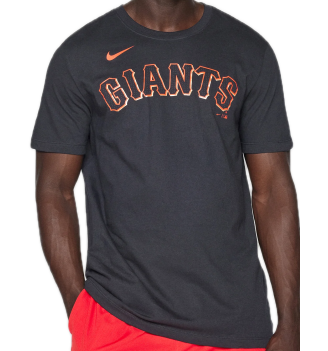 Maglietta Nike Fuse Wordmark San Francisco Giants Nero | Nike | 