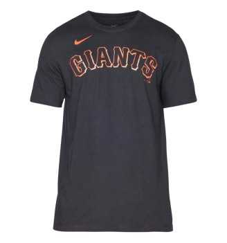 Maglietta Nike Fuse Wordmark San Francisco Giants Nero N199-00A-GIA-0U5