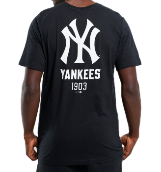 Maglietta Nike Large Logo Back Stack New York Yankees Nero | Nike | 