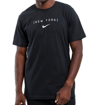 Maglietta Nike Large Logo Back Stack New York Yankees Nero | Nike | 