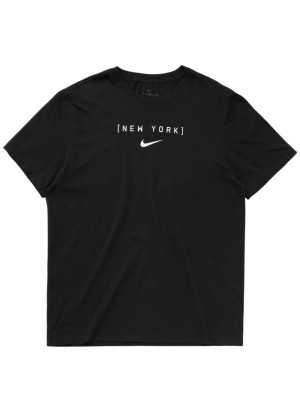 Maglietta Nike Large Logo Back Stack New York Yankees Nero N199-00A-NK-LVQ