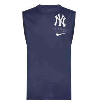Canotta Nike Large Muscle Logo New York Yankees Blu Navy 01B3-44B-NK-QLD