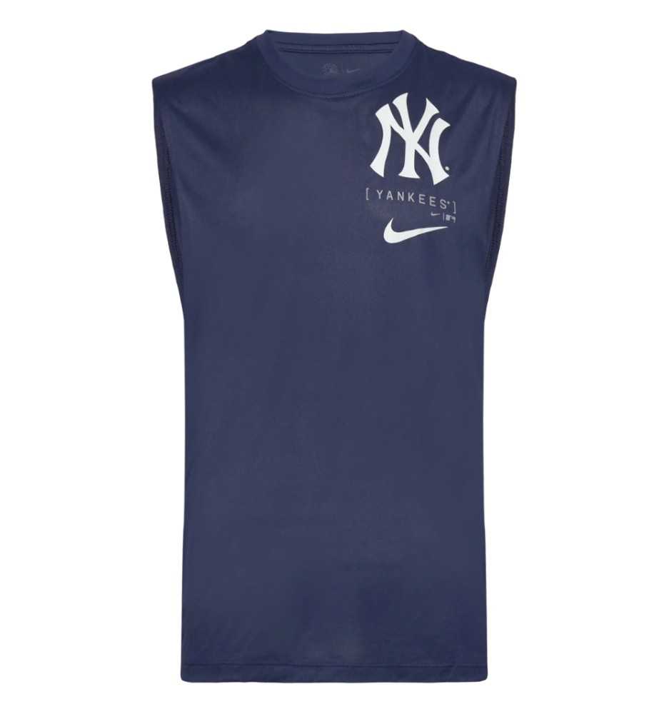 Canotta Nike Large Muscle Logo New York Yankees Blu Navy 01B3-44B-NK-QLD