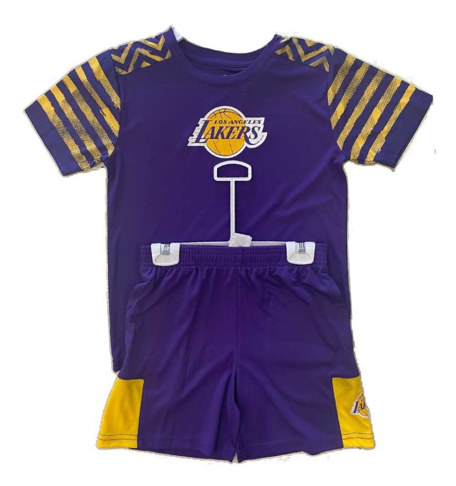 Completo Outerstuff Victory Pass Poly Interlock Set Los Angeles Lakers Viola | 